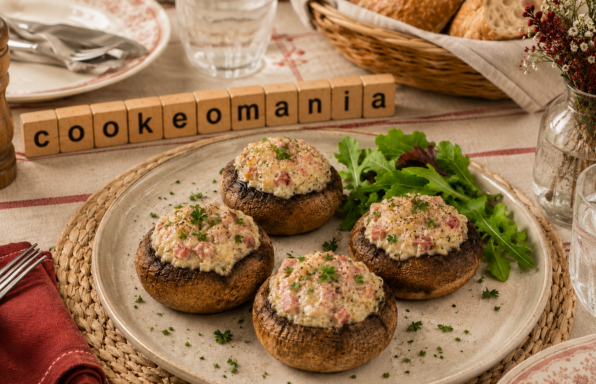 Champignons farcis au jambon et au Boursin au Cookeo, l’entrée fondante prête en quelques minutes