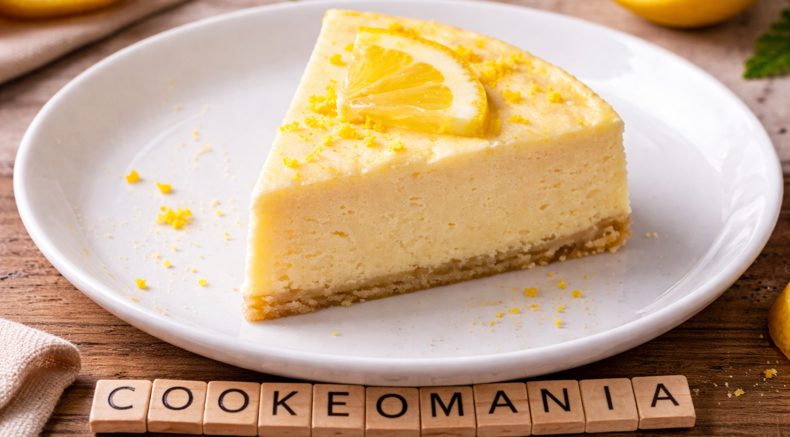 Cheesecake au citron cétogène au Cookeo