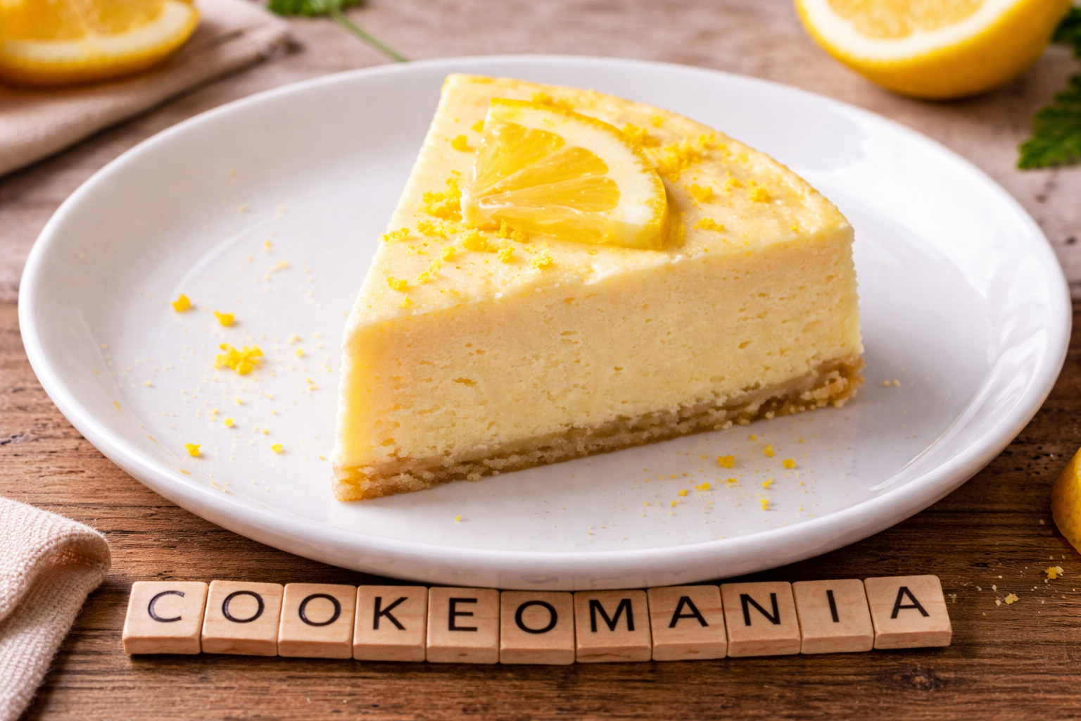 Cheesecake au citron cétogène au Cookeo