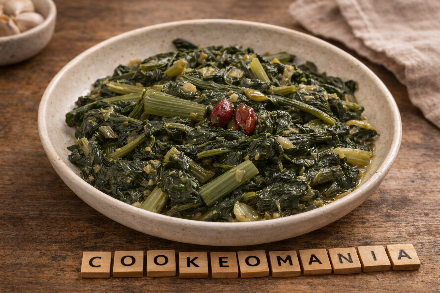 Chicorée fondante à l’ail et au piment au Cookeo
