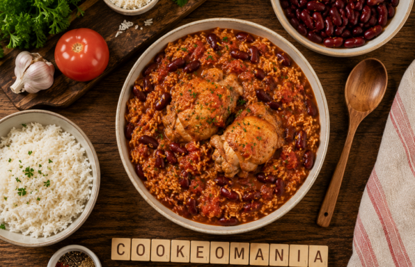Chili con pollo au Cookeo, le plat généreux au poulet, riz et haricots rouges