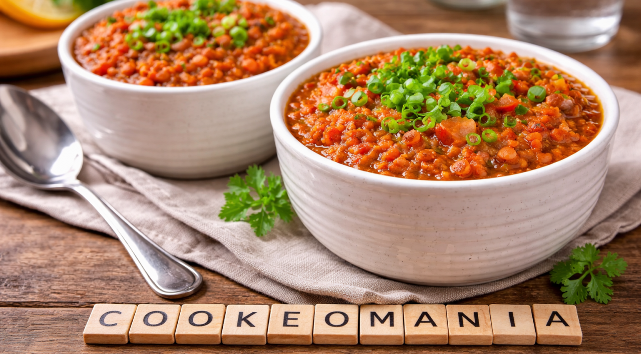 Chili de lentilles corail au Cookeo