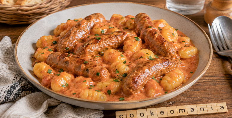 Chipolatas et gnocchis au Cookeo, le plat familial crémeux prêt sans prise de tête