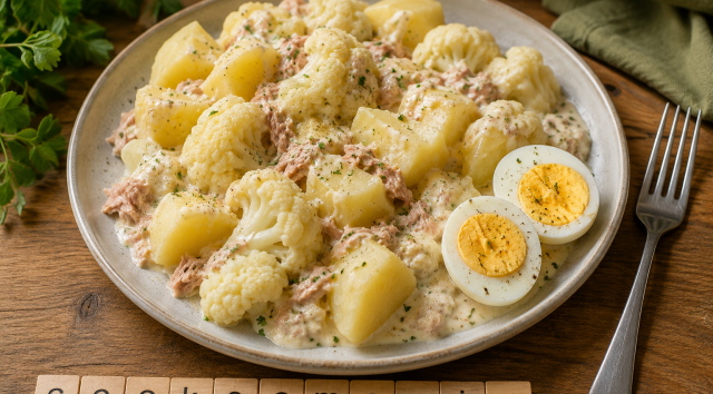 Chou-fleur et pommes de terre à la crème au Cookeo, le plat complet simple et fondant