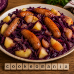 Chou rouge aux pommes et saucisses au Cookeo, le plat complet fondant et généreux au multicuiseur cookéo