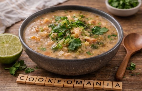 Chowder cétogène de poulet au poivron vert au Cookeo