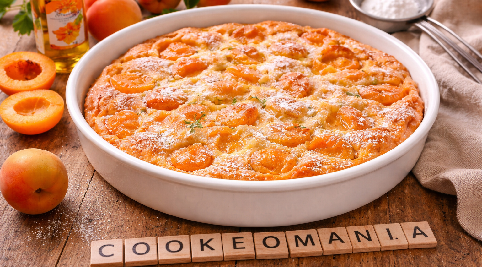 Clafoutis moelleux aux abricots au Cookeo