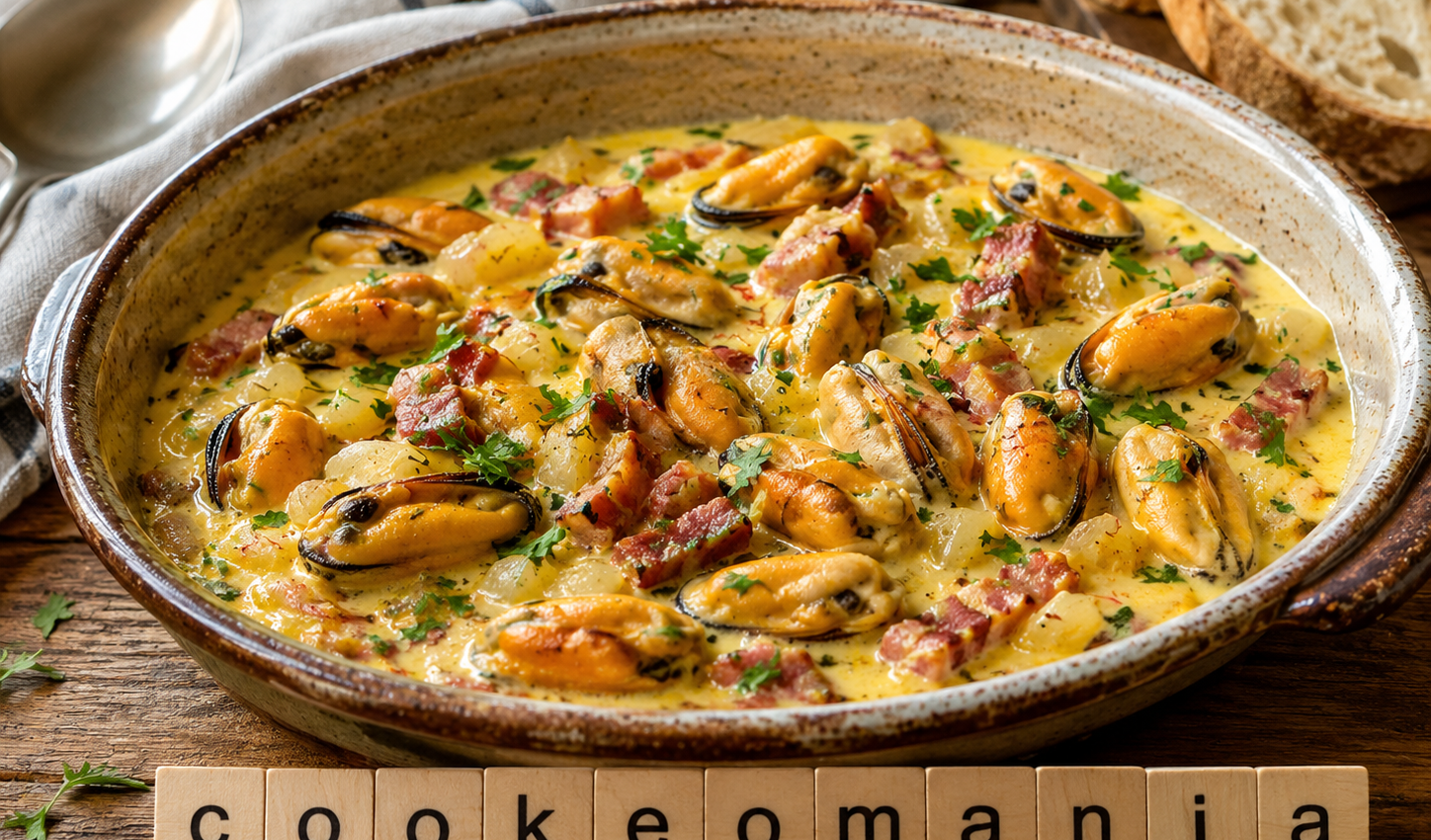 Cocotte de moules au safran et au lard au Cookeo, la recette crémeuse qui fait son petit effet