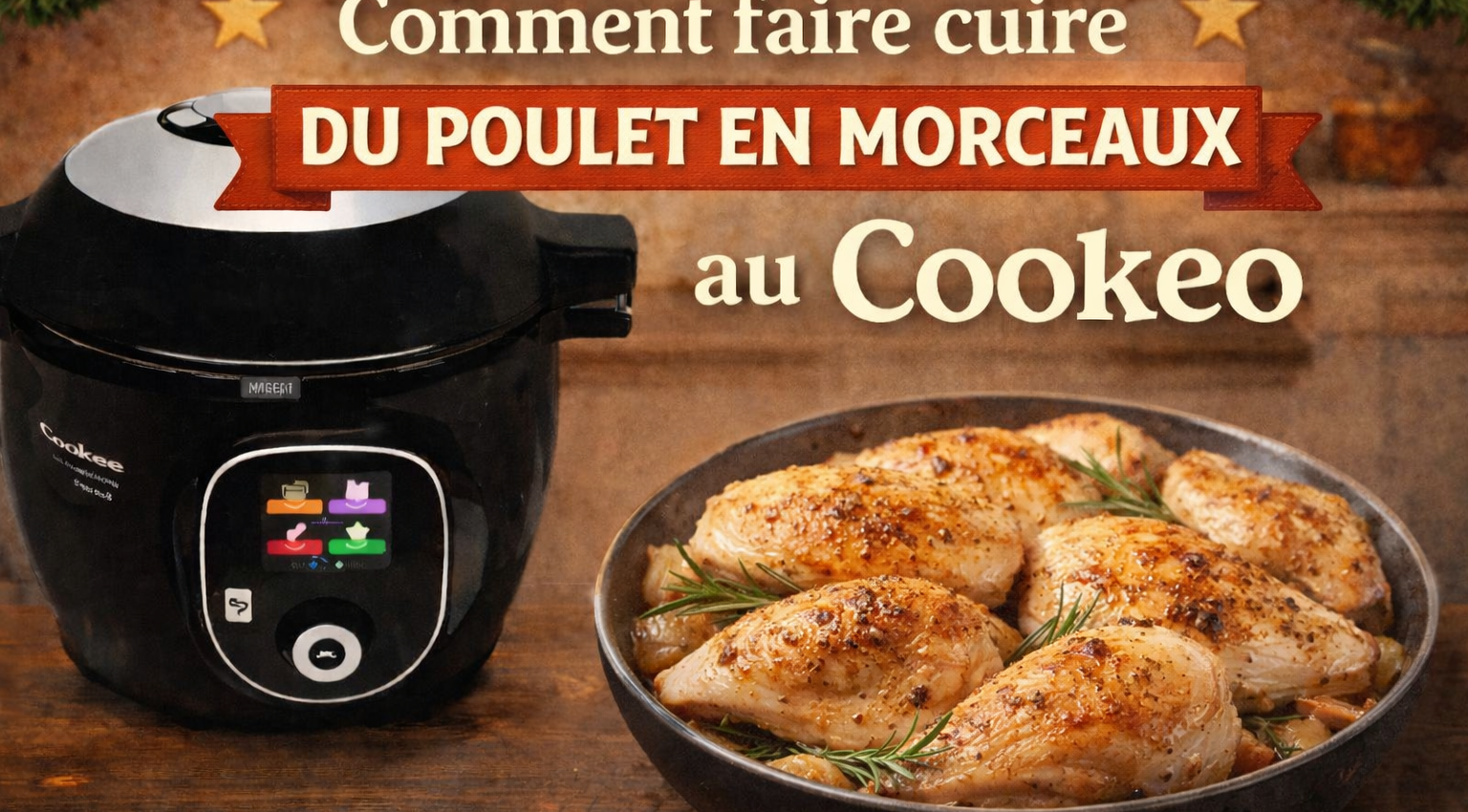 Comment faire cuire du poulet en morceaux au Cookeo