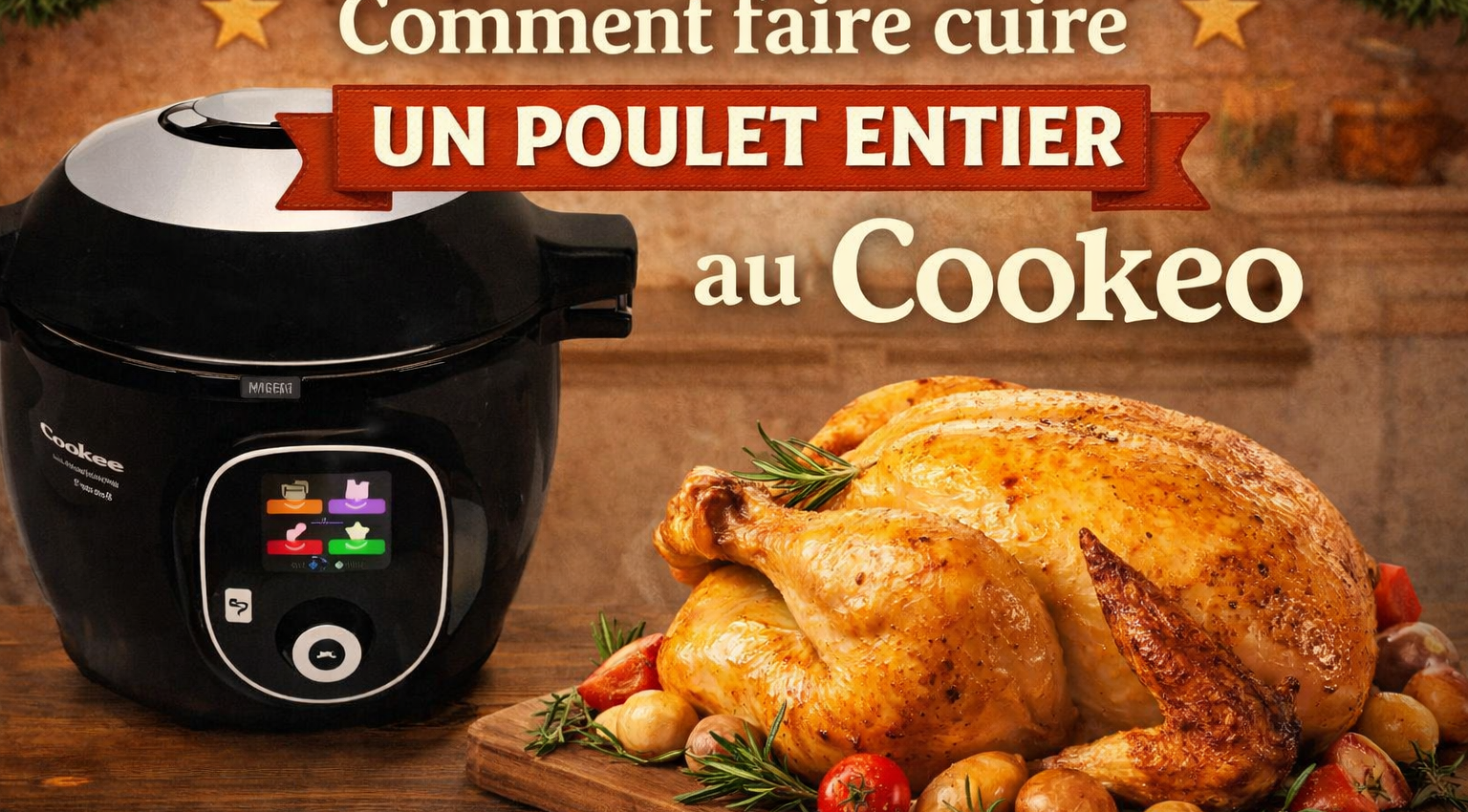 Comment faire cuire un poulet entier au Cookeo