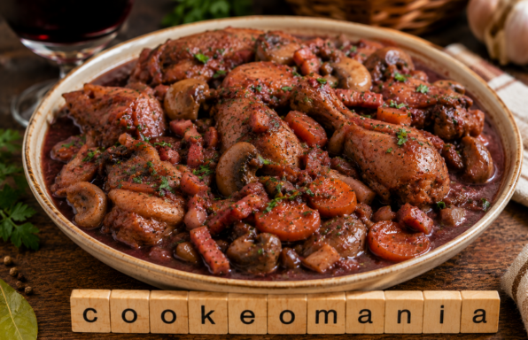 Coq au vin et cognac au Cookeo, le plat de fête généreux à la sauce parfumée