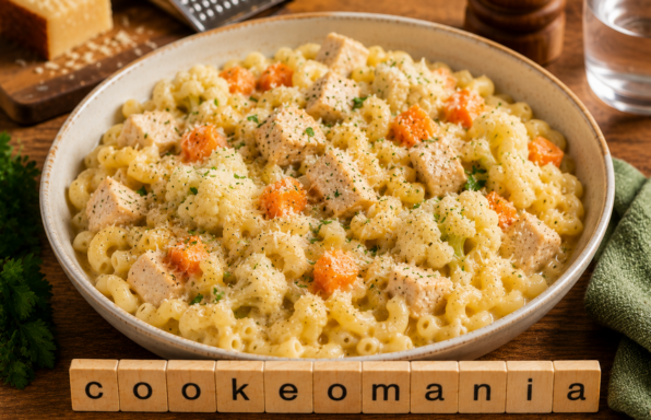 Coquillettes au poulet, chou-fleur et carottes au Cookeo, le plat complet crémeux qui réconforte