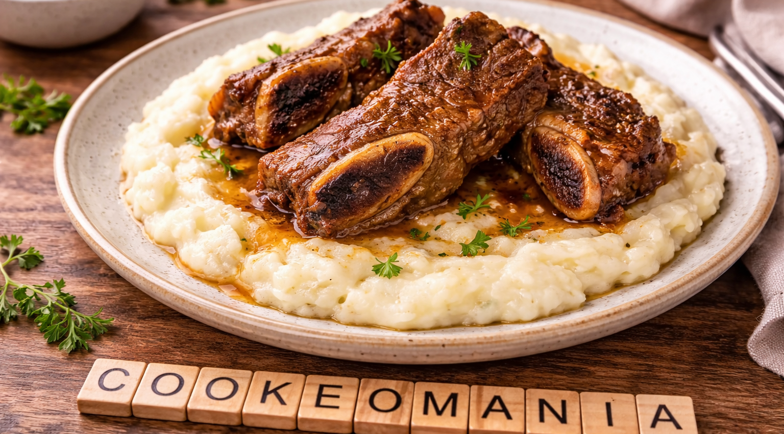 Côtes courtes de bœuf cétogènes au Cookeo