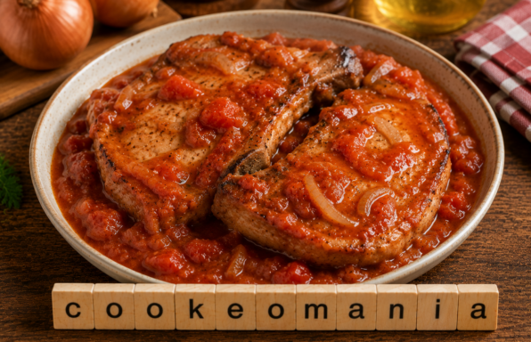 Côtes de porc à la tomate au Cookeo, le plat simple et tendre avec une sauce généreuse
