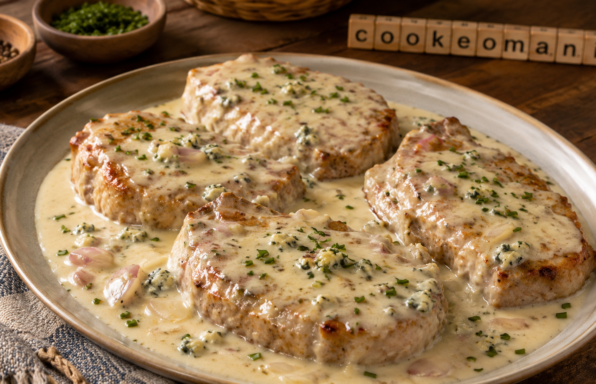 Côtes de porc au roquefort au Cookeo, la recette crémeuse qui donne du caractère au repas