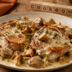 Côtes de porc aux girolles et châtaignes au Cookeo, le plat crémeux qui sent bon l’automne au robot multi-cuiseur Moulinex