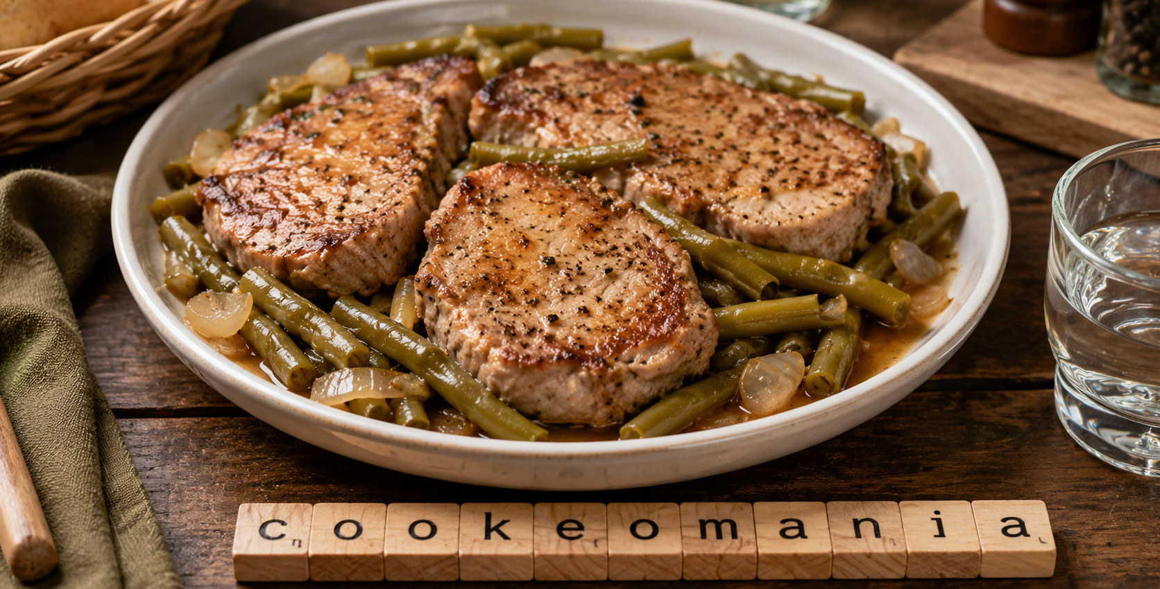 Côtes de porc aux haricots verts au Cookeo, le plat léger et simple du quotidien