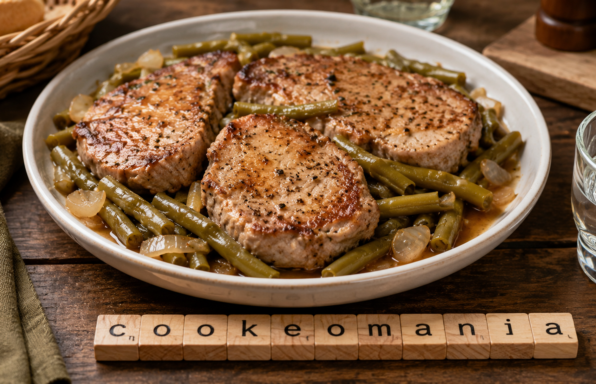 Côtes de porc aux haricots verts au Cookeo, le plat léger et simple du quotidien