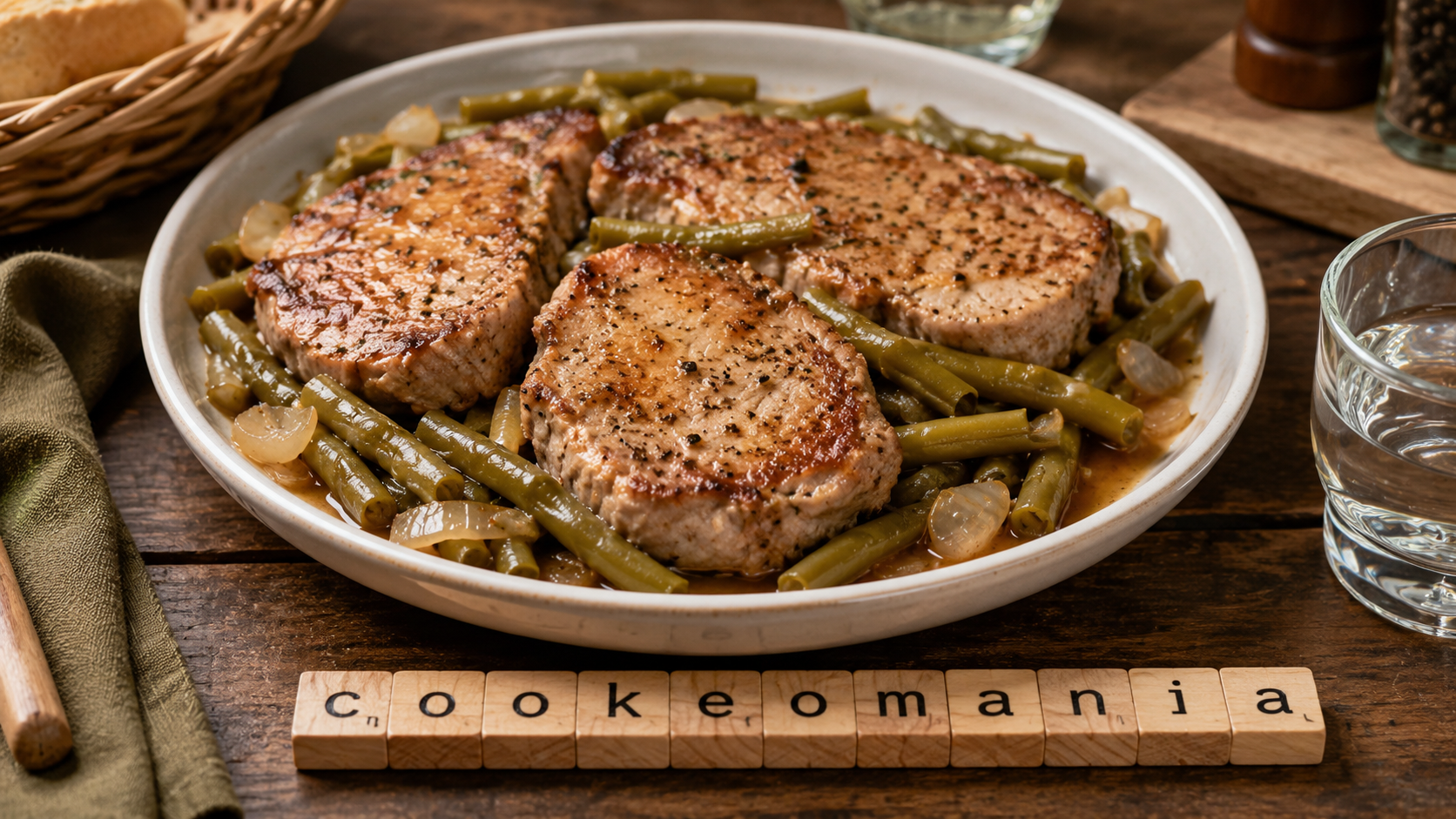 Côtes de porc aux haricots verts au Cookeo, le plat léger et simple du quotidien