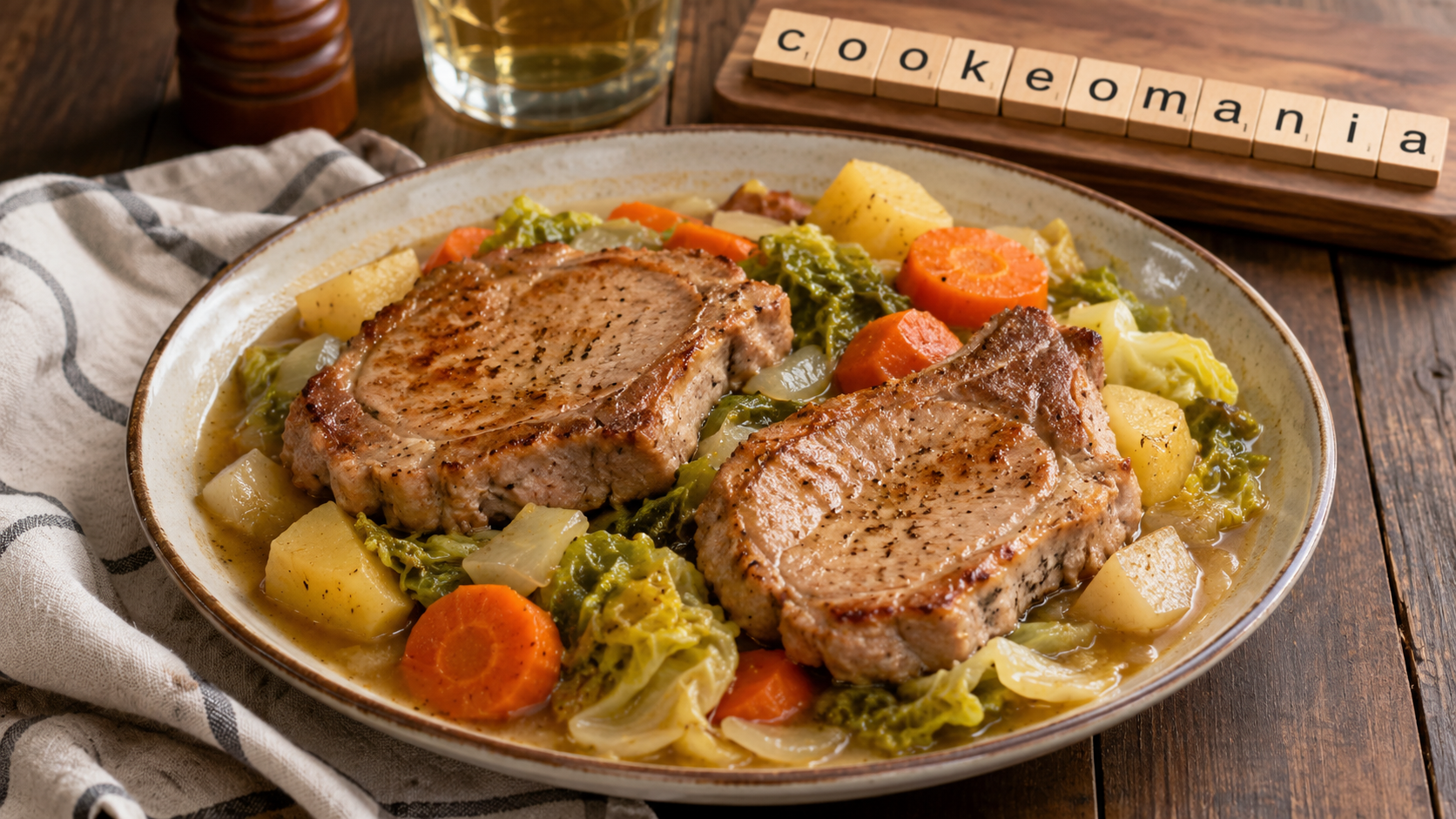Côtes de porc façon potée de légumes au Cookeo, le plat rustique prêt en 15 minutes