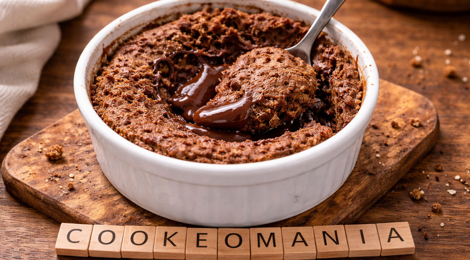 Coulant au chocolat cétogène au Cookeo