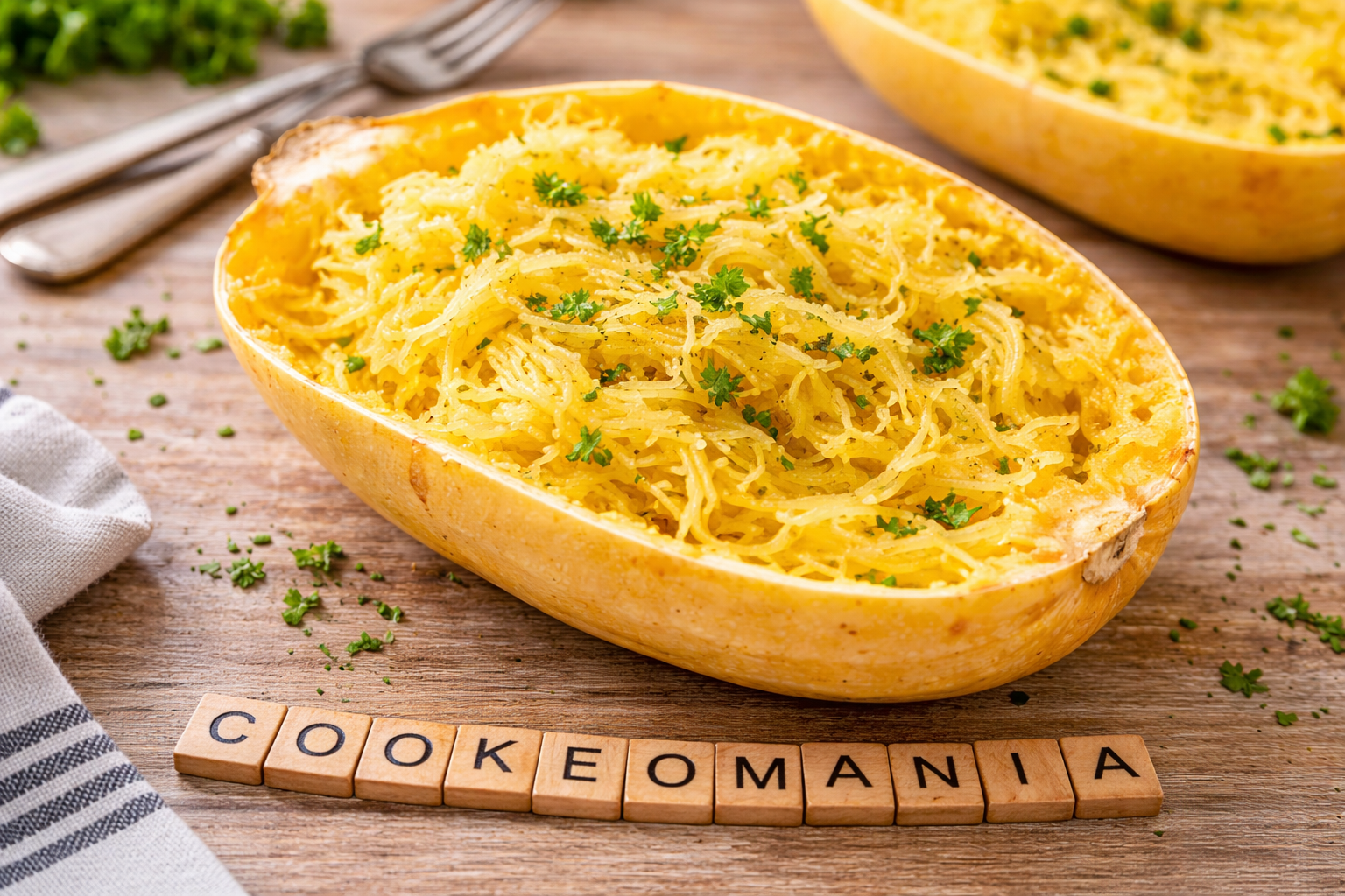 Courge spaghetti cétogène au Cookeo