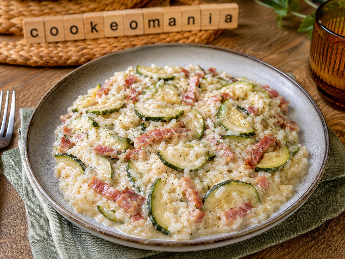 Courgettes, riz, bacon et Boursin au Cookeo, le plat complet crémeux qui plaît à toute la famille