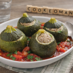 Courgettes rondes farcies à la tomate au multicuiseur cookéo