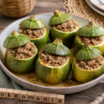 Courgettes rondes farcies au Cookeo, le plat familial généreux qui sent bon la cuisine maison à l'autocuiseur cookéo