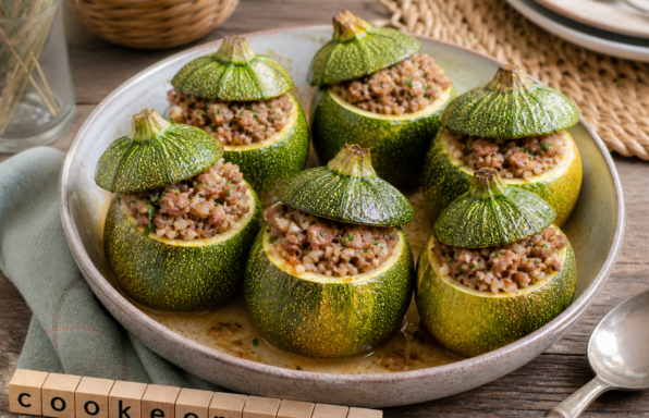 Courgettes rondes farcies au Cookeo, le plat familial généreux qui sent bon la cuisine maison