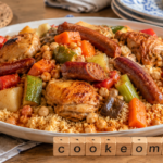 Couscous aux légumes frais au Cookeo, le plat généreux qui réunit poulet, merguez et pois chiches à l'autocuiseur Moulinex