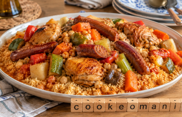 Couscous aux légumes frais au Cookeo, le plat généreux qui réunit poulet, merguez et pois chiches