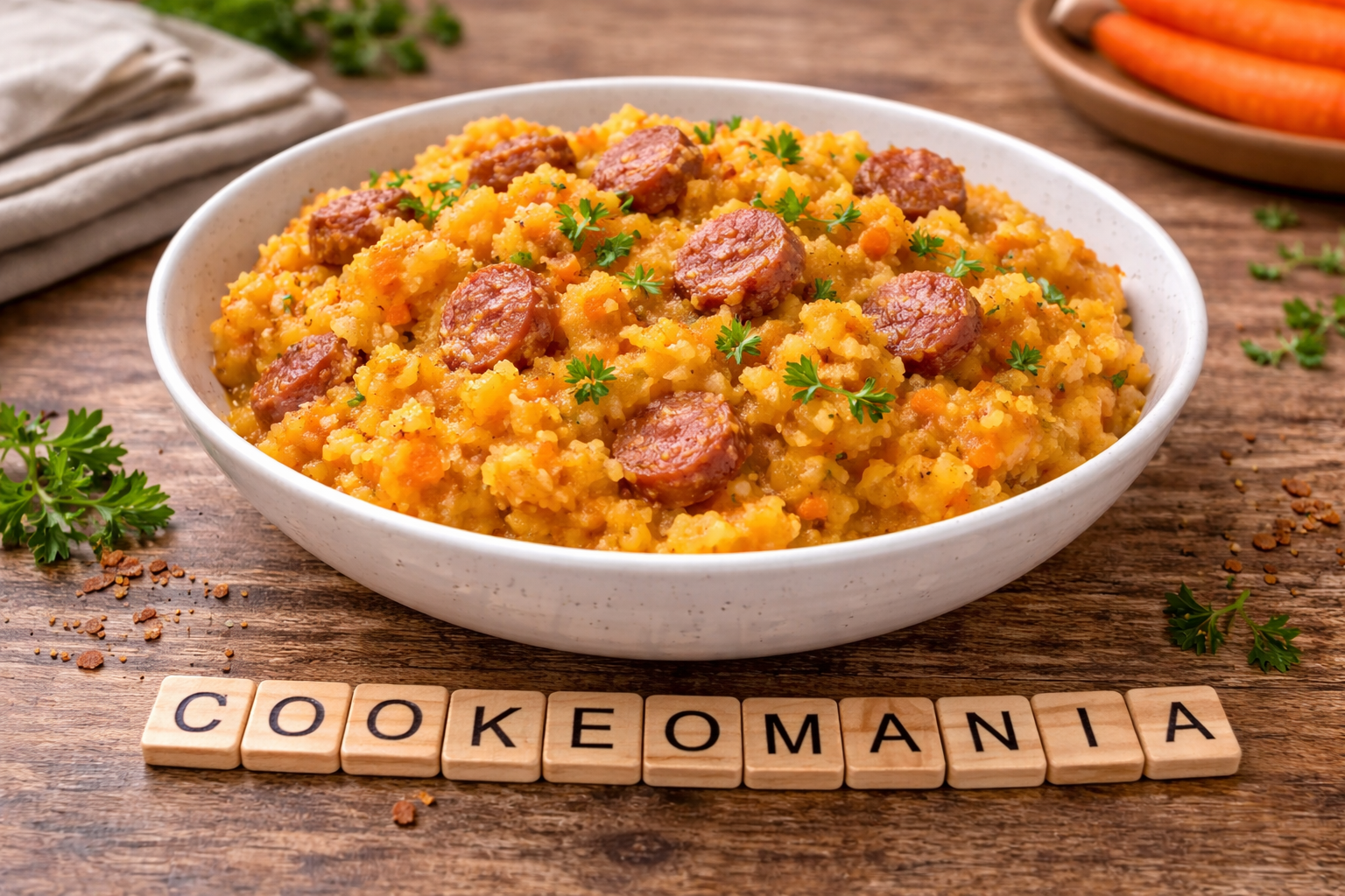 Écrasé de rutabaga, carottes et pommes de terre au Cookeo