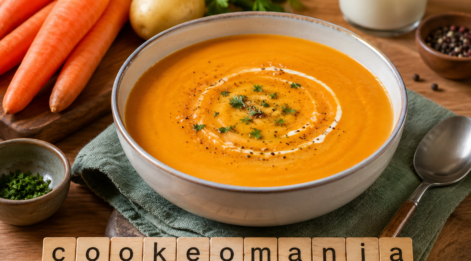 Crème de carottes au Cookeo, le velouté doux et réconfortant prêt en quelques minutes
