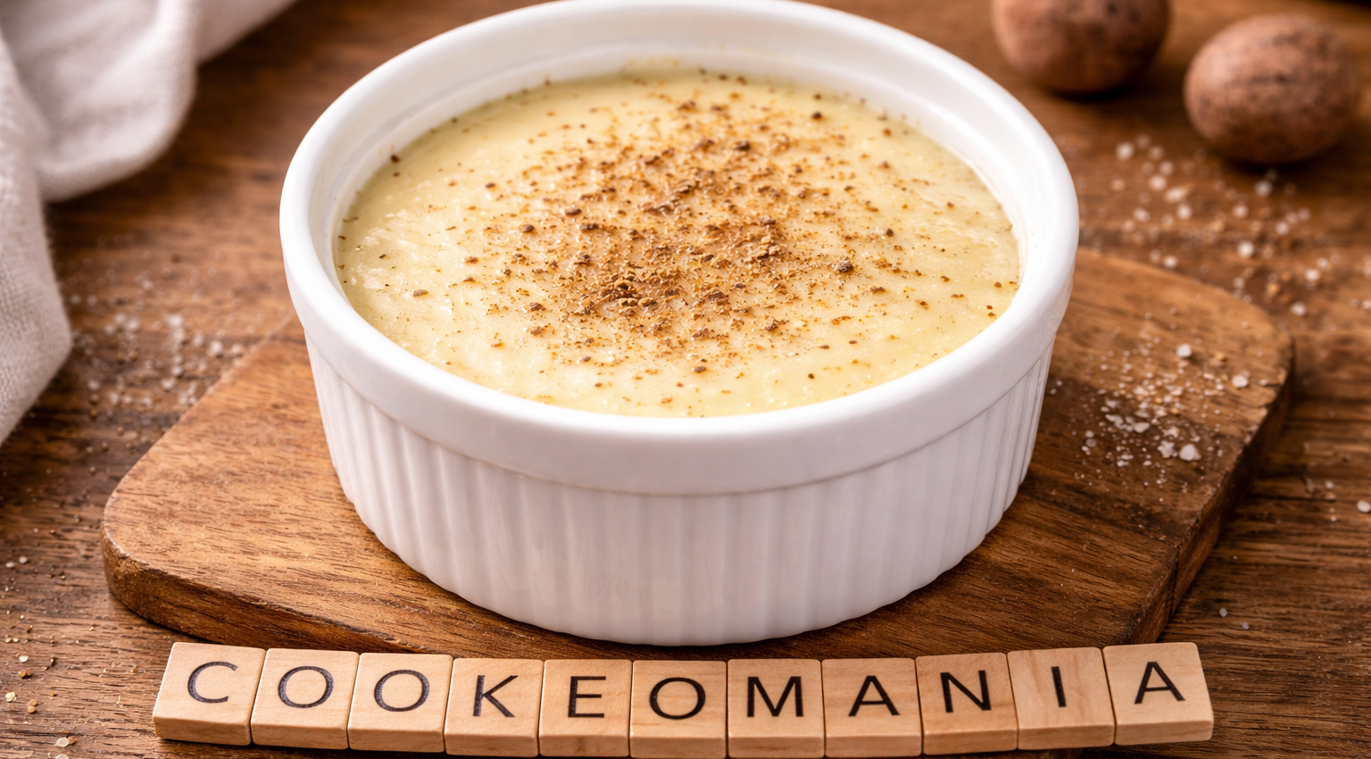Crème vanille cétogène au Cookeo