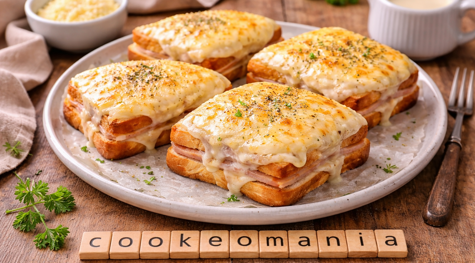 Croque-monsieur fondant à la béchamel