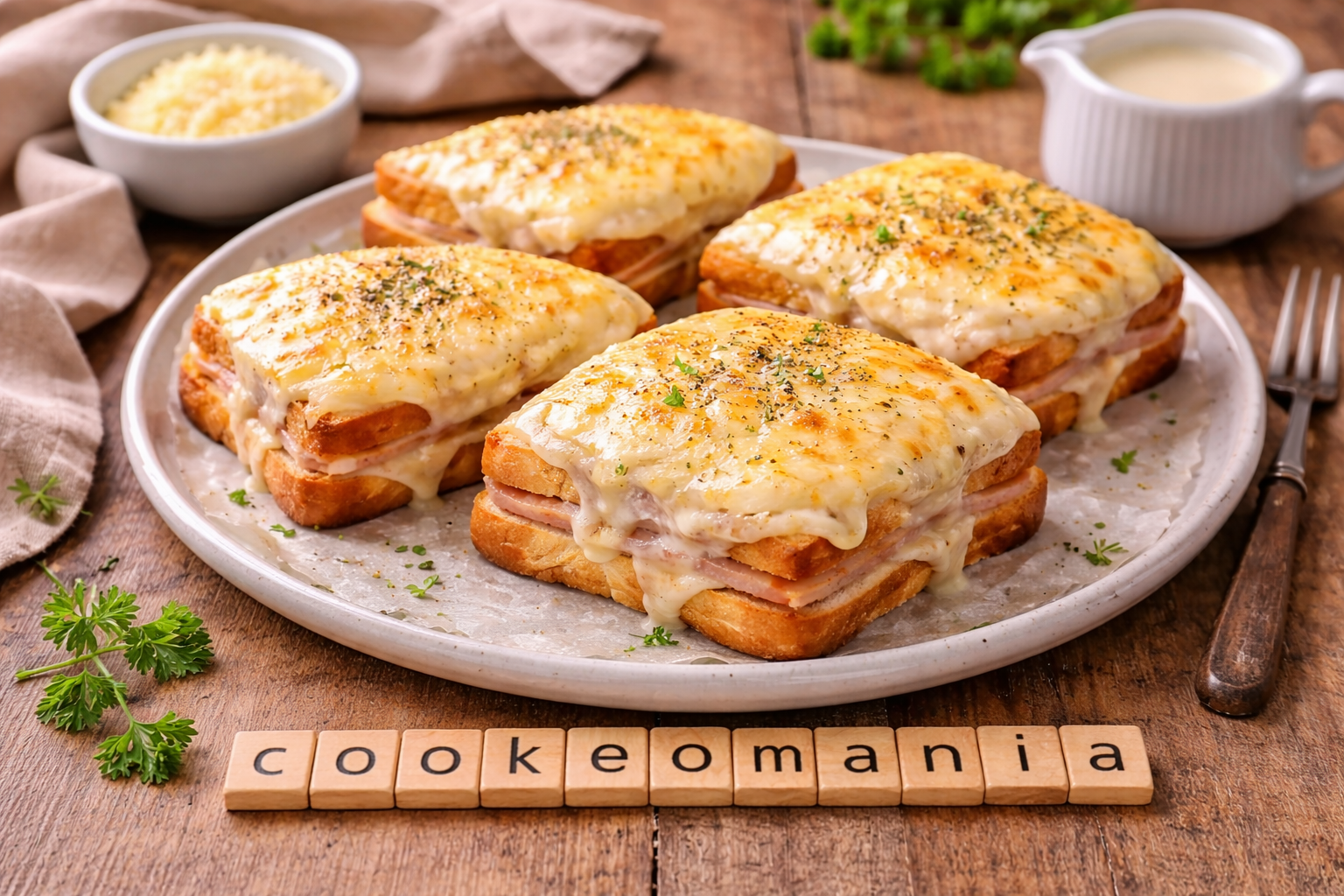 Croque-monsieur fondant à la béchamel