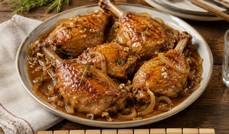 Cuisse de canard au miel au Cookeo, la recette fondante au goût sucré-salé