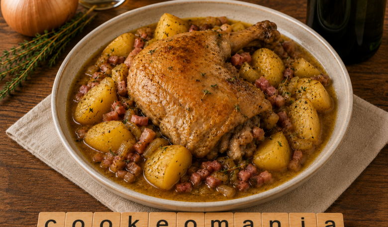 Cuisse de dinde au cidre et pommes de terre au Cookeo, le plat familial tendre et parfumé