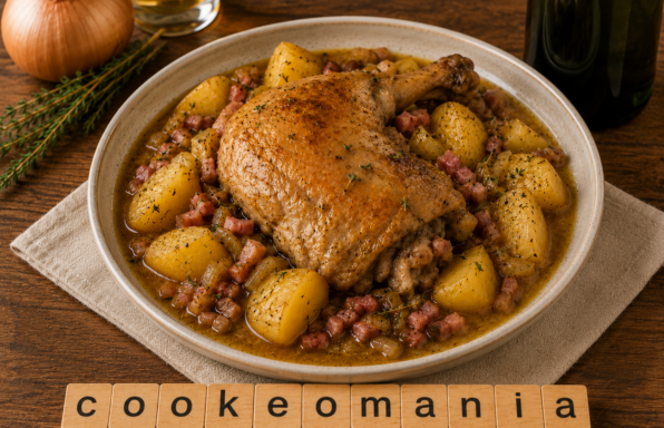 Cuisse de dinde au cidre et pommes de terre au Cookeo, le plat familial tendre et parfumé