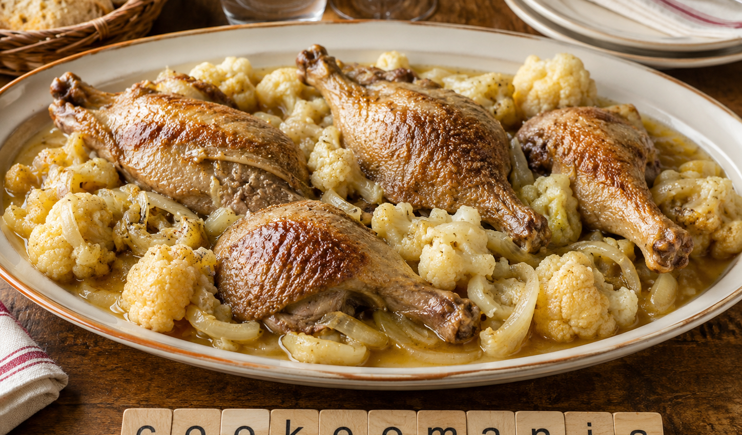 Cuisse de pintade et chou-fleur au Cookeo, le plat simple qui change du quotidien