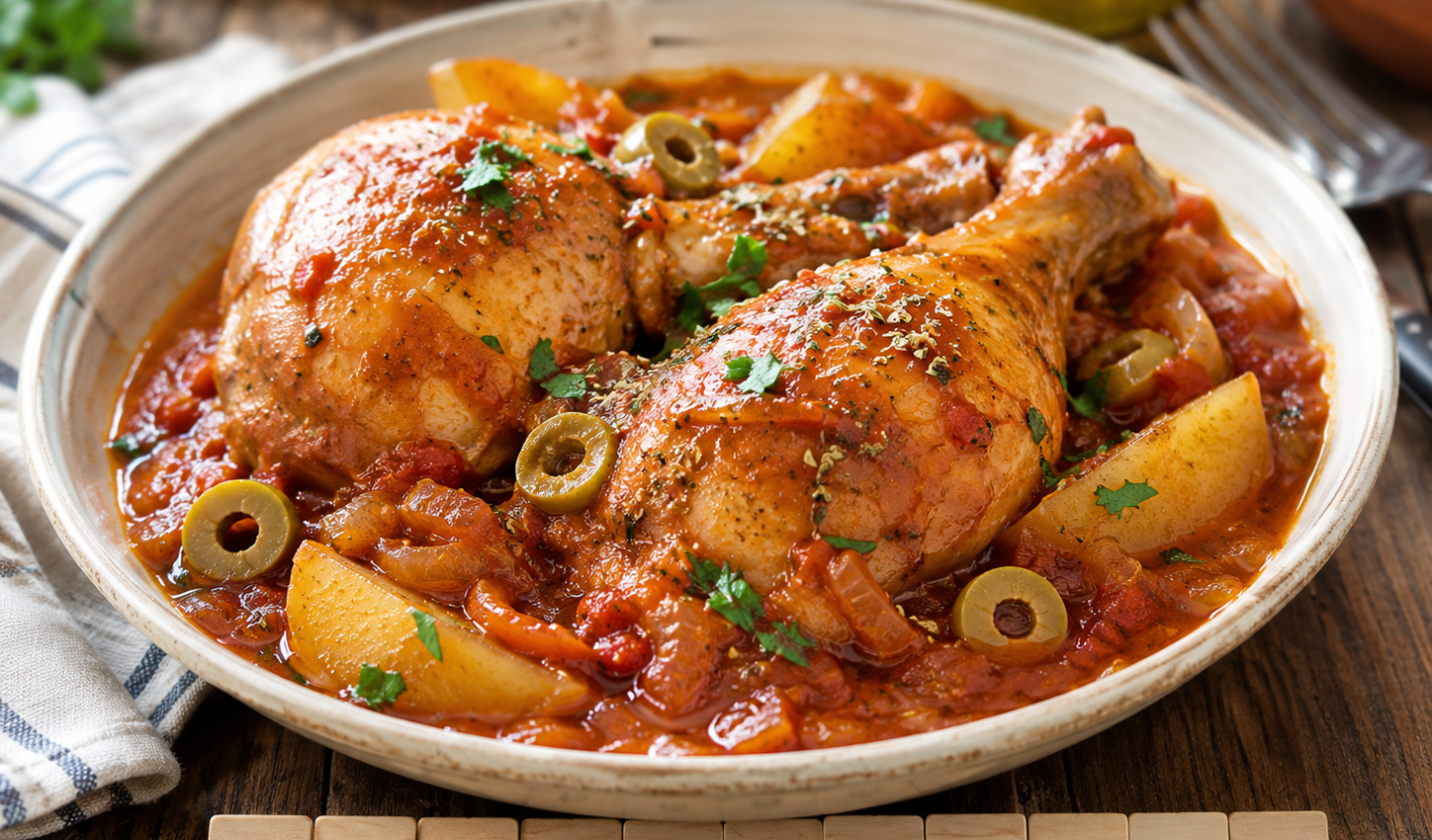 Cuisses de poulet à la méridionale au Cookeo, une recette parfumée aux tomates et aux herbes