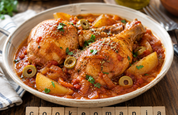 Cuisses de poulet à la méridionale au Cookeo, une recette parfumée aux tomates et aux herbes
