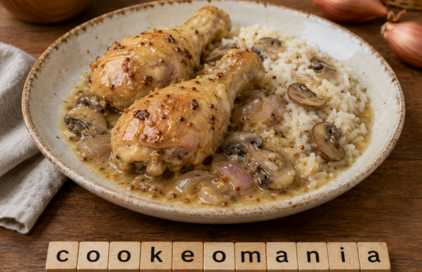 Cuisses de poulet à la moutarde et riz au Cookeo, le plat crémeux sans crème qui régale vite