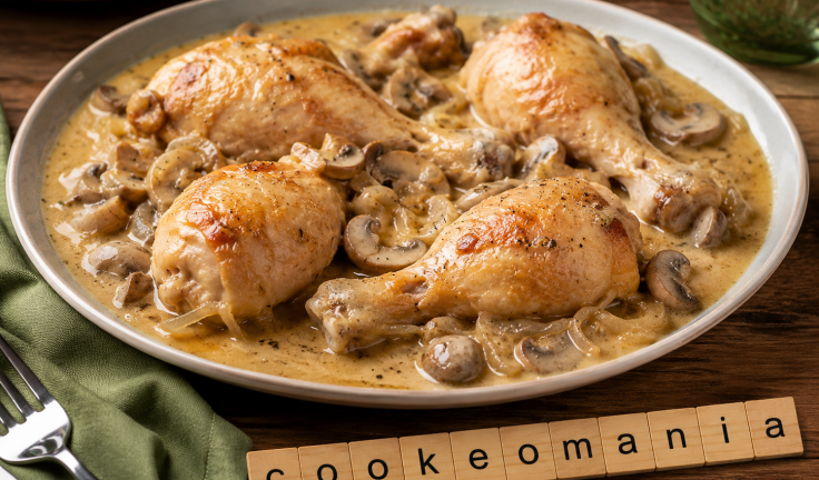 Cuisses de poulet aux champignons au Cookeo, la recette crémeuse et familiale