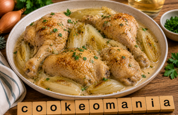 Cuisses de poulet aux chicons au Cookeo, une recette fondante au vin blanc et à la crème