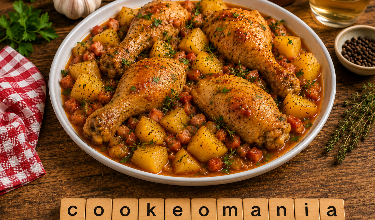 Cuisses de poulet et pommes de terre au Cookeo, le plat familial qui mijote tout seul