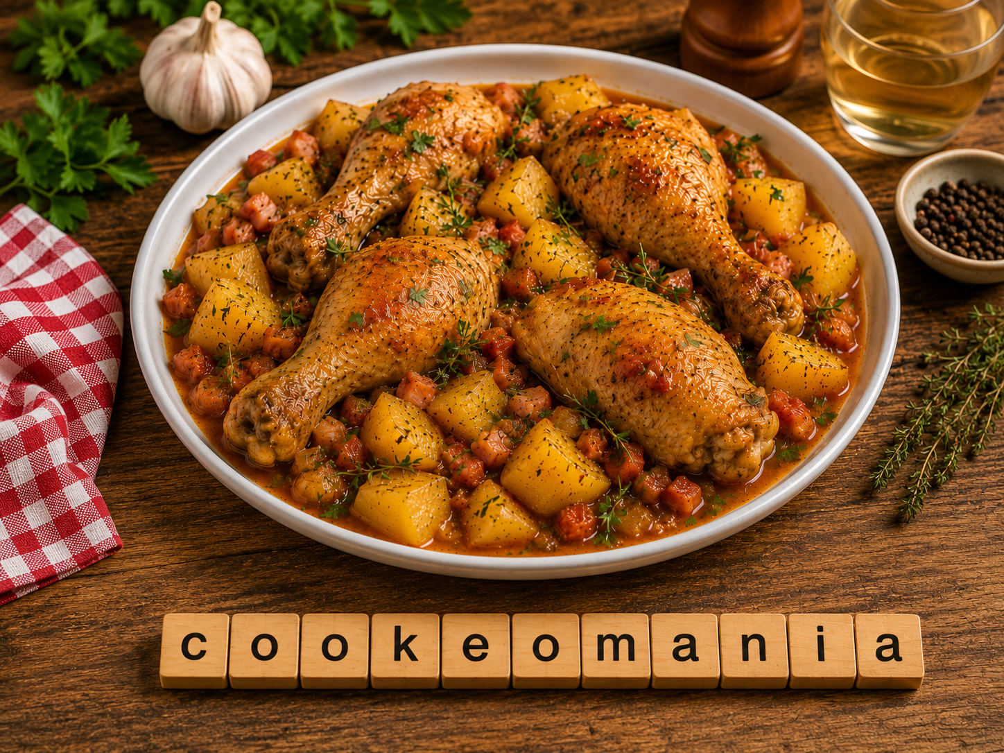 Cuisses de poulet et pommes de terre au Cookeo, le plat familial qui mijote tout seul