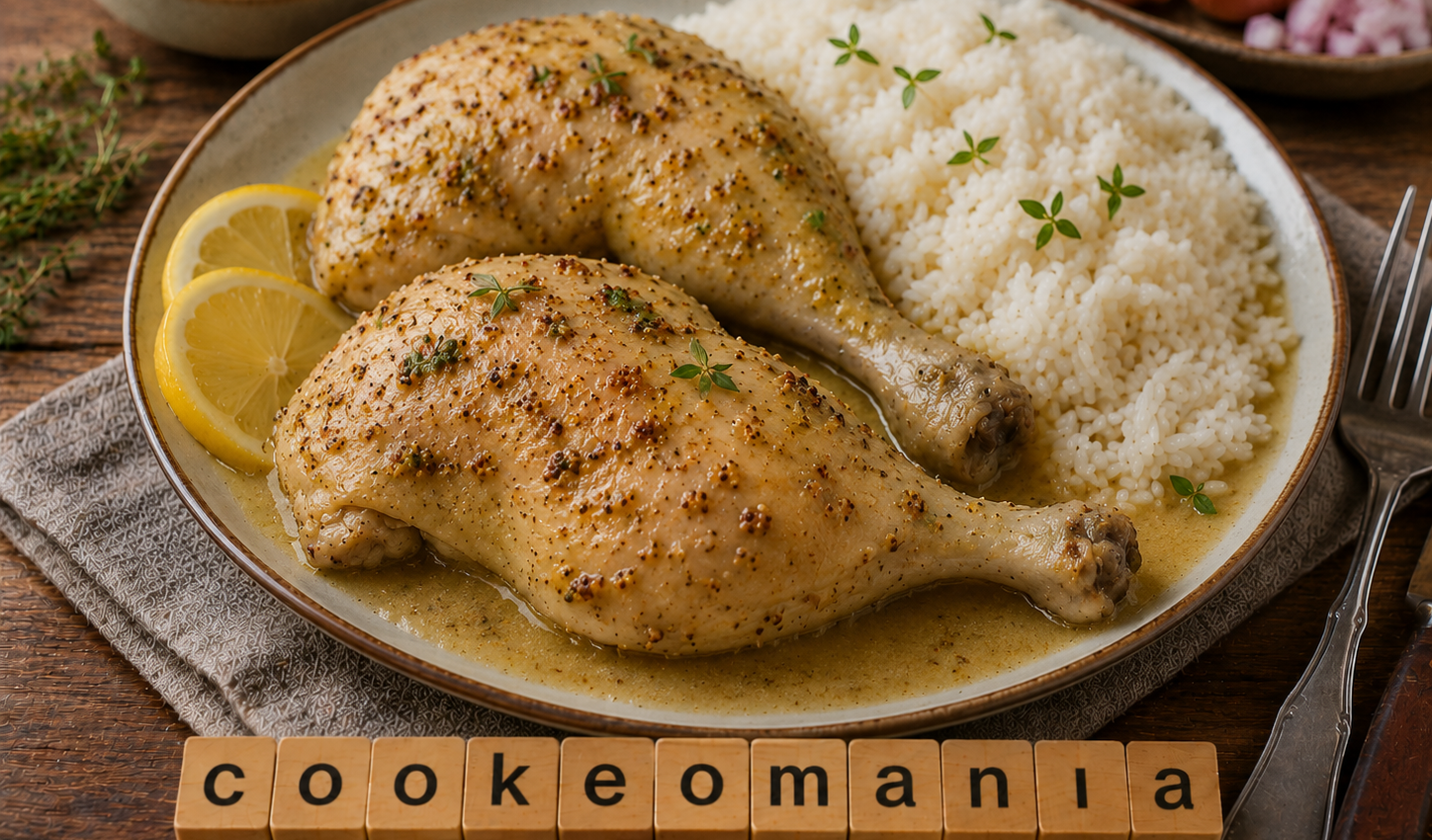 Cuisses de poulet moutarde et citron au Cookeo, la recette légère qui garde une viande tendre
