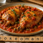 Cuisses de poulet sauce tomate et câpres au Cookeo, une recette simple au goût méditerranéen au robot multi-cuiseur Moulinex
